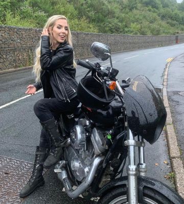 FJackets customer style — Michelle Lady Harley