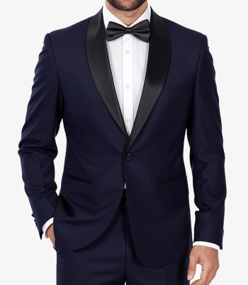 Mens slim fit shawl lapel tux