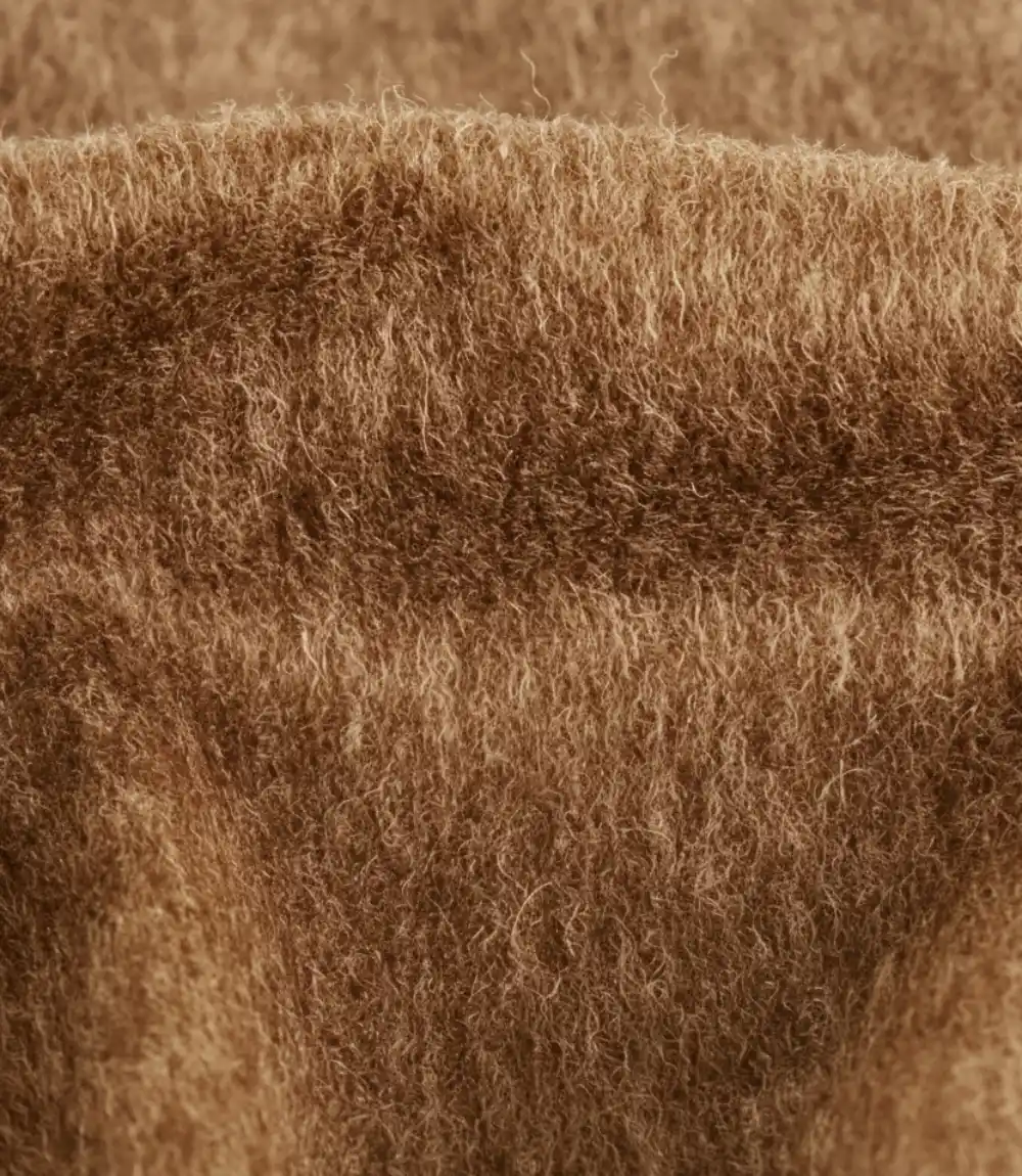 100% wool fabric close-up