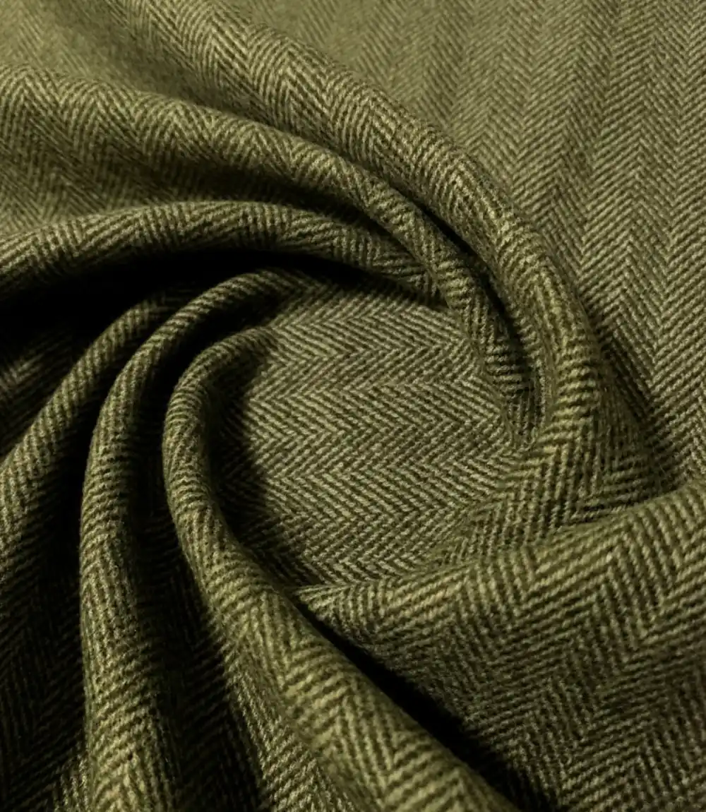 Wool-blend fabric texture