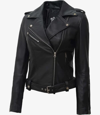 Black Leather Biker Jacket