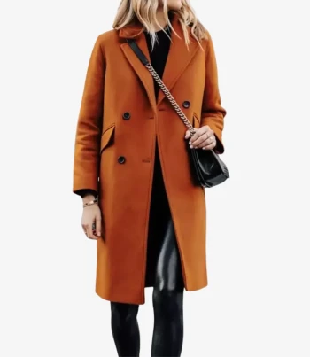 womens brown wool coat