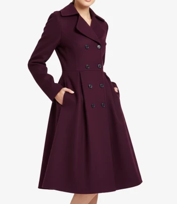 wool coat for women double breasted